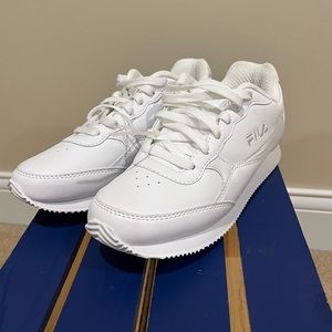 FILA white sneakers (never been worn)